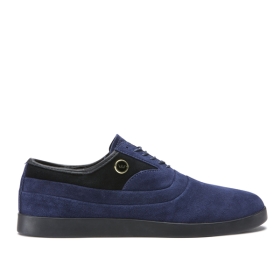 Mens Supra Low Top Shoes GRECO Blue Suede | AU-25804